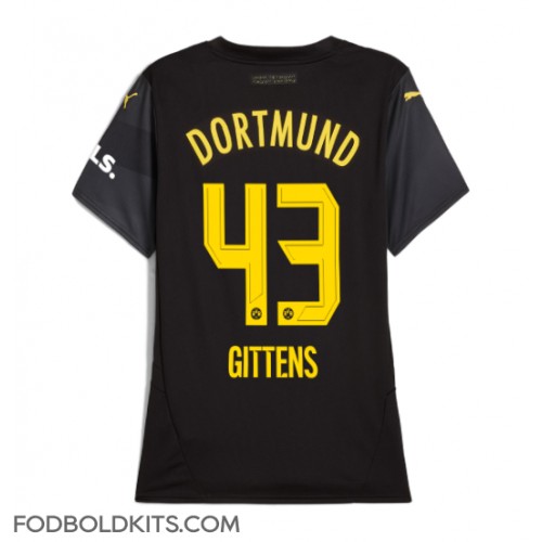 Borussia Dortmund Jamie Bynoe-Gittens #43 Udebanetrøje Dame 2024-25 Kortærmet